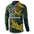 Solomon Islands Button Sweatshirt 677 Proud Crocodile Melanesian Pattern - Polynesian Pride