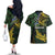 Solomon Islands Couples Matching Off The Shoulder Long Sleeve Dress and Hawaiian Shirt 677 Proud Crocodile Melanesian Pattern - Polynesian Pride