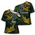 Solomon Islands Cross Shoulder Shirt 677 Proud Crocodile Melanesian Pattern - Polynesian Pride