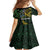 Solomon Islands Family Matching Off Shoulder Maxi Dress and Hawaiian Shirt 677 Proud Crocodile Melanesian Pattern - Polynesian Pride