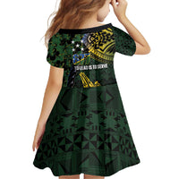 Solomon Islands Family Matching Summer Maxi Dress and Hawaiian Shirt 677 Proud Crocodile Melanesian Pattern - Polynesian Pride