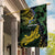 Solomon Islands Garden Flag 677 Proud Crocodile Melanesian Pattern - Polynesian Pride