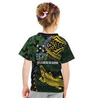 Solomon Islands Kid T Shirt 677 Proud Crocodile Melanesian Pattern LT14 - Polynesian Pride