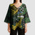Solomon Islands Kimono Sleeve Blouse 677 Proud Crocodile Melanesian Pattern - Polynesian Pride