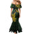 Solomon Islands Mermaid Dress 677 Proud Crocodile Melanesian Pattern - Polynesian Pride