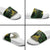 Solomon Islands Slide Sandals 677 Proud Crocodile Melanesian Pattern - Polynesian Pride