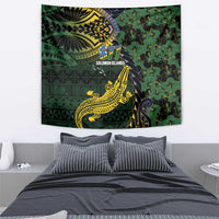 Solomon Islands Tapestry 677 Proud Crocodile Melanesian Pattern LT14 - Polynesian Pride