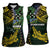 Solomon Islands Women Sleeveless Polo Shirt 677 Proud Crocodile Melanesian Pattern - Polynesian Pride