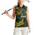 Solomon Islands Women Sleeveless Polo Shirt 677 Proud Crocodile Melanesian Pattern - Polynesian Pride