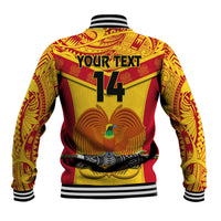 Custom Papua New Guinea Rugby Baseball Jacket 2023 Go Kumuls Pacific Dynamic Style LT14 - Polynesian Pride