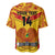 Custom Papua New Guinea Rugby Baseball Jersey 2023 Go Kumuls Pacific Dynamic Style LT14 - Polynesian Pride