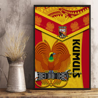 Papua New Guinea Rugby Canvas Wall Art 2023 Go Kumuls Pacific Dynamic Style LT14 - Polynesian Pride