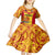 Custom Papua New Guinea Rugby Kid Short Sleeve Dress 2023 Go Kumuls Pacific Dynamic Style LT14 - Polynesian Pride