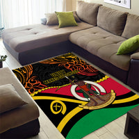 Vanuatu Unity Day Area Rug 29 November Coat Of Arms With Flag Style LT14 - Polynesian Pride