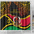 Vanuatu Unity Day Shower Curtain 29 November Coat Of Arms With Flag Style LT14 - Polynesian Pride