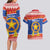 Personalized The Philippines Christmas Couples Matching Long Sleeve Bodycon Dress and Hawaiian Shirt Pilipinas Parol - Maligayang Pasko!