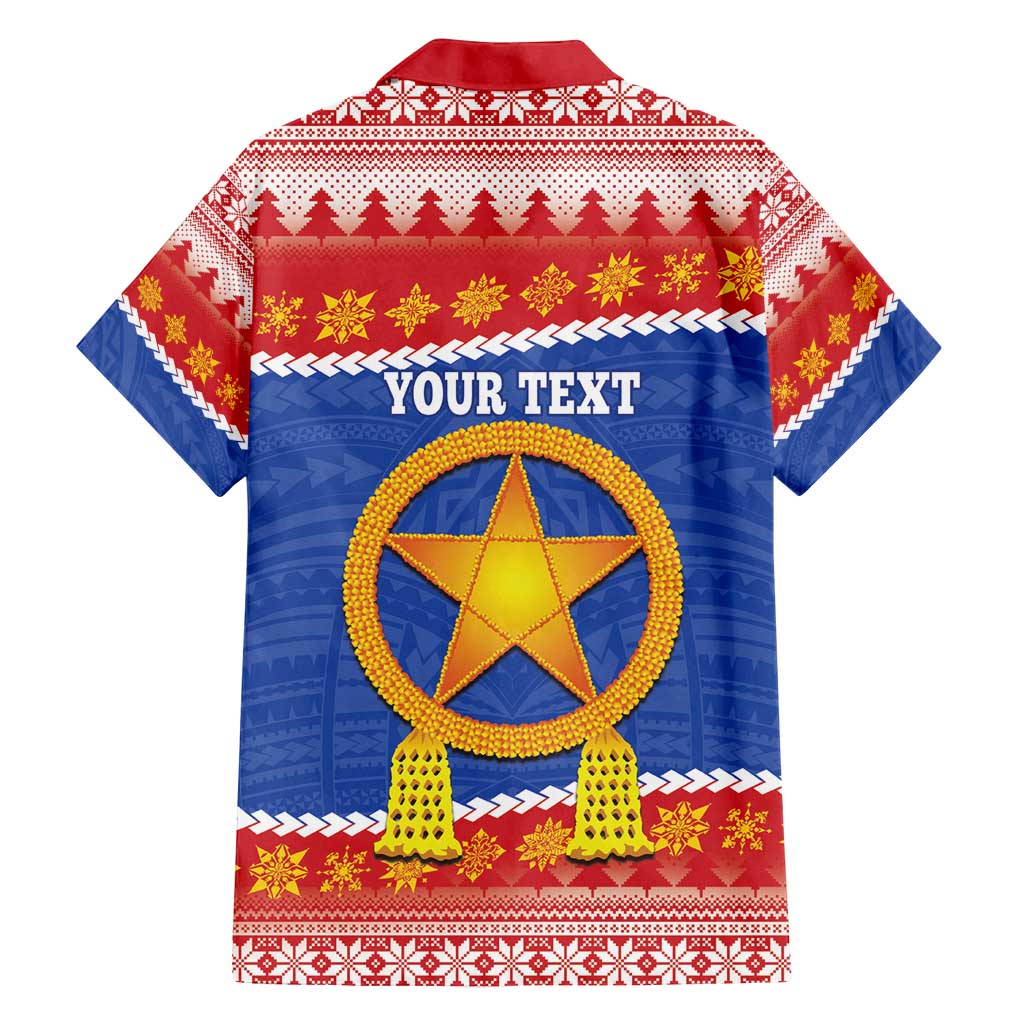 Personalized The Philippines Christmas Family Matching Tank Maxi Dress and Hawaiian Shirt Pilipinas Parol - Maligayang Pasko! LT14 - Polynesian Pride