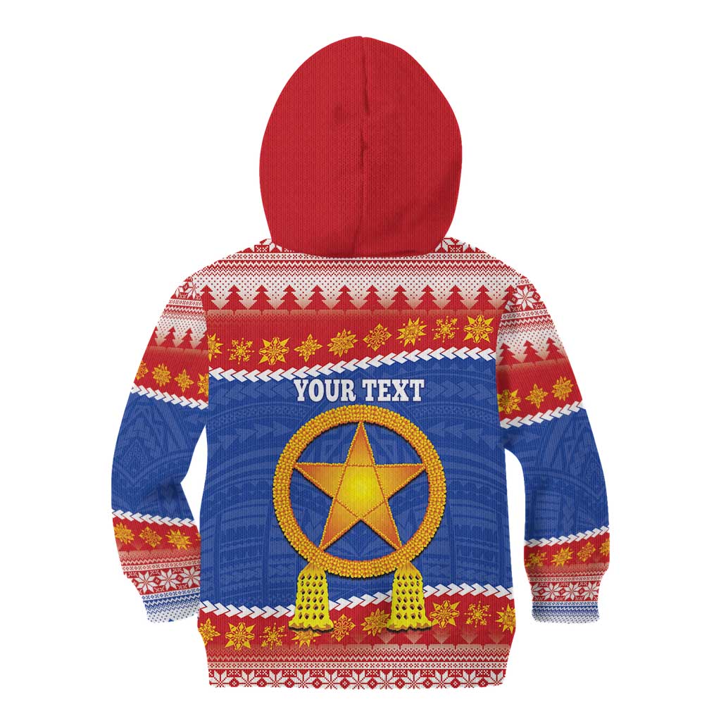 Personalized The Philippines Christmas Kid Hoodie Pilipinas Parol - Maligayang Pasko!