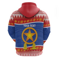 Personalized The Philippines Christmas Zip Hoodie Pilipinas Parol - Maligayang Pasko! LT14 - Polynesian Pride