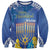 Personalised Hanukkah Jewish Festival Sweatshirt It's Lit - Polynesian Pattern