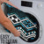 Turquoise Aotearoa Bathroom Set Taniko Motifs With Paua Shell Kowhaiwhai - Polynesian Pride