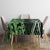 Green Aotearoa Tablecloth Taniko Motifs With Paua Shell Kowhaiwhai