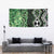Green Aotearoa Tapestry Taniko Motifs With Paua Shell Kowhaiwhai