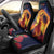 Hawaii Kilauea Big Islands Car Seat Cover Pele Goddess With Tropical Flowers