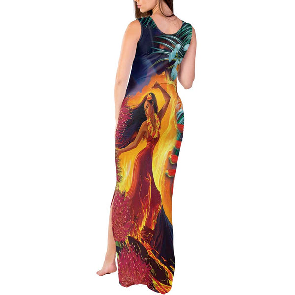 Kilauea Black Long Tank Dress main image 0