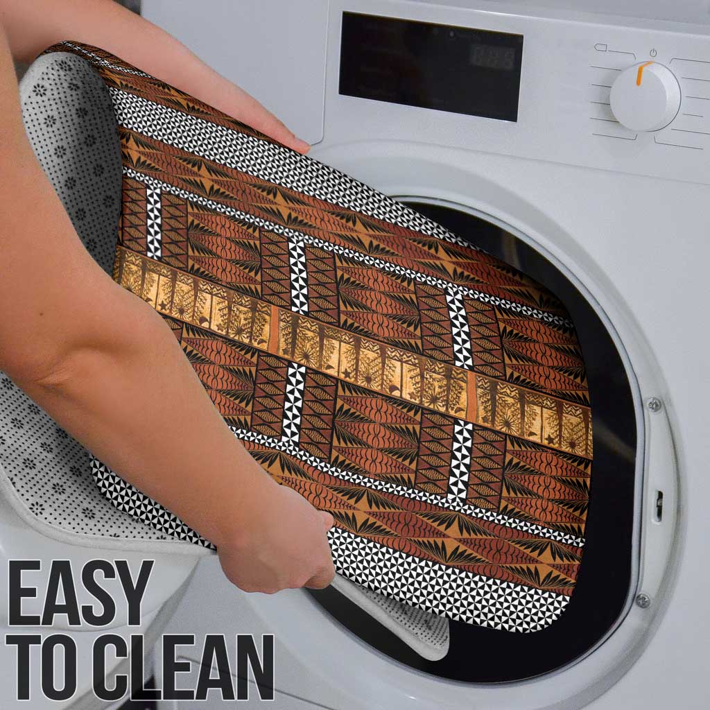 Malo e Lelei Tonga Bathroom Set Tongan Ngatu Tapa Cloth - Polynesian Pride