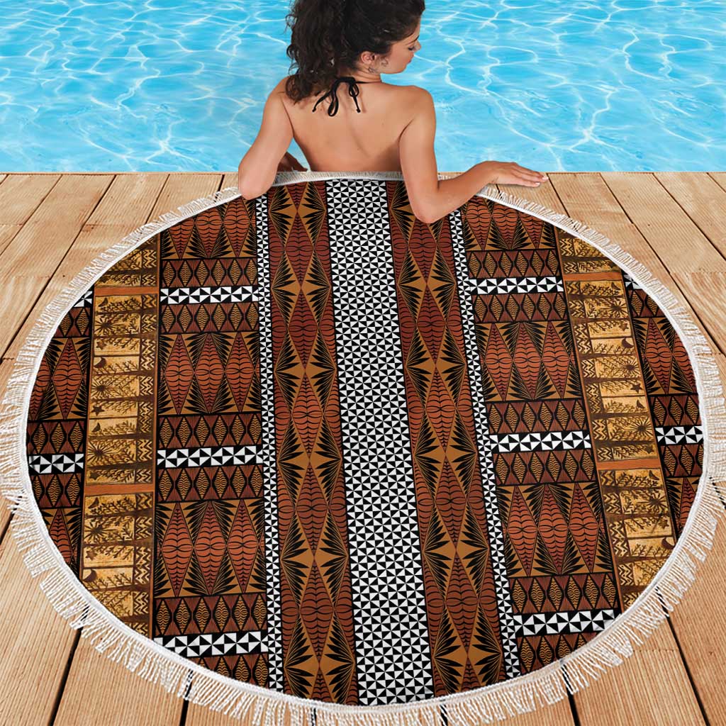 Malo e Lelei Tonga Beach Blanket Tongan Ngatu Tapa Cloth - Polynesian Pride