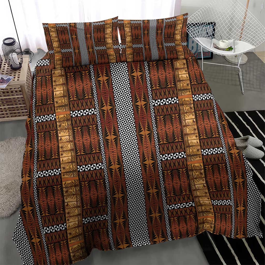 Malo e Lelei Tonga Bedding Set Tongan Ngatu Tapa Cloth - Polynesian Pride