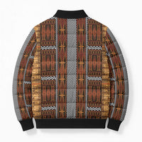 Malo e Lelei Tonga Bomber Puffer Jacket Tongan Ngatu Tapa Cloth LT14 - Polynesian Pride