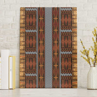 Malo e Lelei Tonga Canvas Wall Art Tongan Ngatu Tapa Cloth - Polynesian Pride
