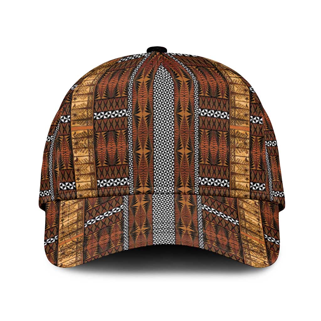 Malo e Lelei Tonga Classic Cap Tongan Ngatu Tapa Cloth - Polynesian Pride