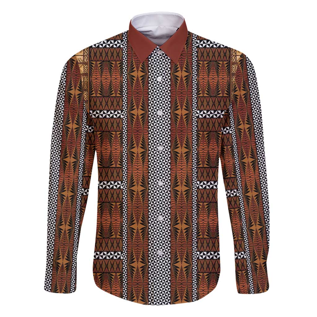 Malo e Lelei Tonga Family Matching Tank Maxi Dress and Hawaiian Shirt Tongan Ngatu Tapa Cloth - Polynesian Pride