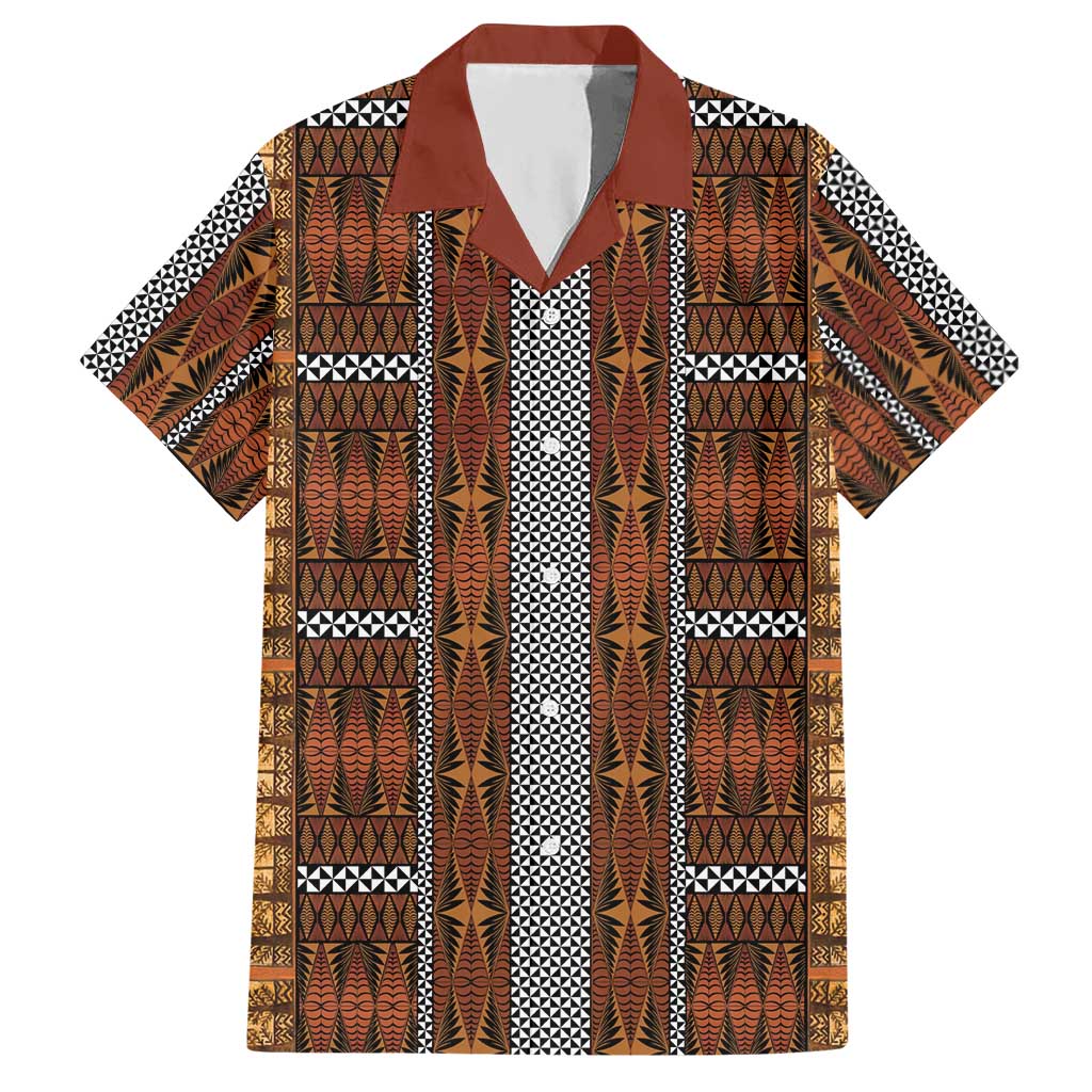 Malo e Lelei Tonga Hawaiian Shirt Tongan Ngatu Tapa Cloth - Polynesian Pride