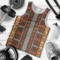Malo e Lelei Tonga Men Tank Top Tongan Ngatu Tapa Cloth - Polynesian Pride