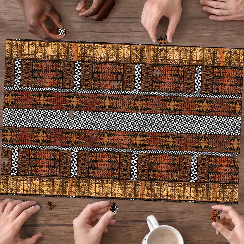 Malo e Lelei Tonga Puzzle Tongan Ngatu Tapa Cloth - Polynesian Pride