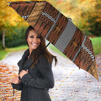 Malo e Lelei Tonga Umbrella Tongan Ngatu Tapa Cloth - Polynesian Pride