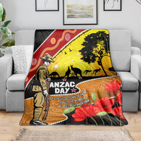 New Zealand And Australia ANZAC Day Blanket Aboriginal Maori Starring Night Style