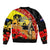 New Zealand And Australia ANZAC Day Bomber Jacket Aboriginal Maori Starring Night Style LT14 - Polynesian Pride