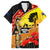 New Zealand And Australia ANZAC Day Hawaiian Shirt Aboriginal Maori Starring Night Style LT14 Gold - Polynesian Pride