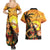 Aloha Hawaii Women's Day Couples Matching Summer Maxi Dress and Hawaiian Shirt Hula Girl With Sunset Vibes LT14 - Polynesian Pride
