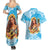 Aloha Hawaii Women's Day Couples Matching Summer Maxi Dress and Hawaiian Shirt Hula Girl With Ukulele Tropical Style LT14 - Polynesian Pride