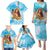 Aloha Hawaii Women's Day Family Matching Puletasi and Hawaiian Shirt Hula Girl With Ukulele Tropical Style LT14 - Polynesian Pride