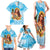 Aloha Hawaii Women's Day Family Matching Tank Maxi Dress and Hawaiian Shirt Hula Girl With Ukulele Tropical Style LT14 - Polynesian Pride