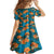 Hawaii Luau Party Kid Short Sleeve Dress Dancing Girl Tropical Flowers LT14 - Polynesian Pride