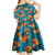 Hawaii Luau Party Kid Short Sleeve Dress Dancing Girl Tropical Flowers LT14 - Polynesian Pride
