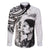 New Zealand Women's Day Family Matching Off Shoulder Long Sleeve Dress and Hawaiian Shirt Aotearoa Kia Whakapumau Te Mana Wahine LT14 Dad's Shirt - Long Sleeve White - Polynesian Pride